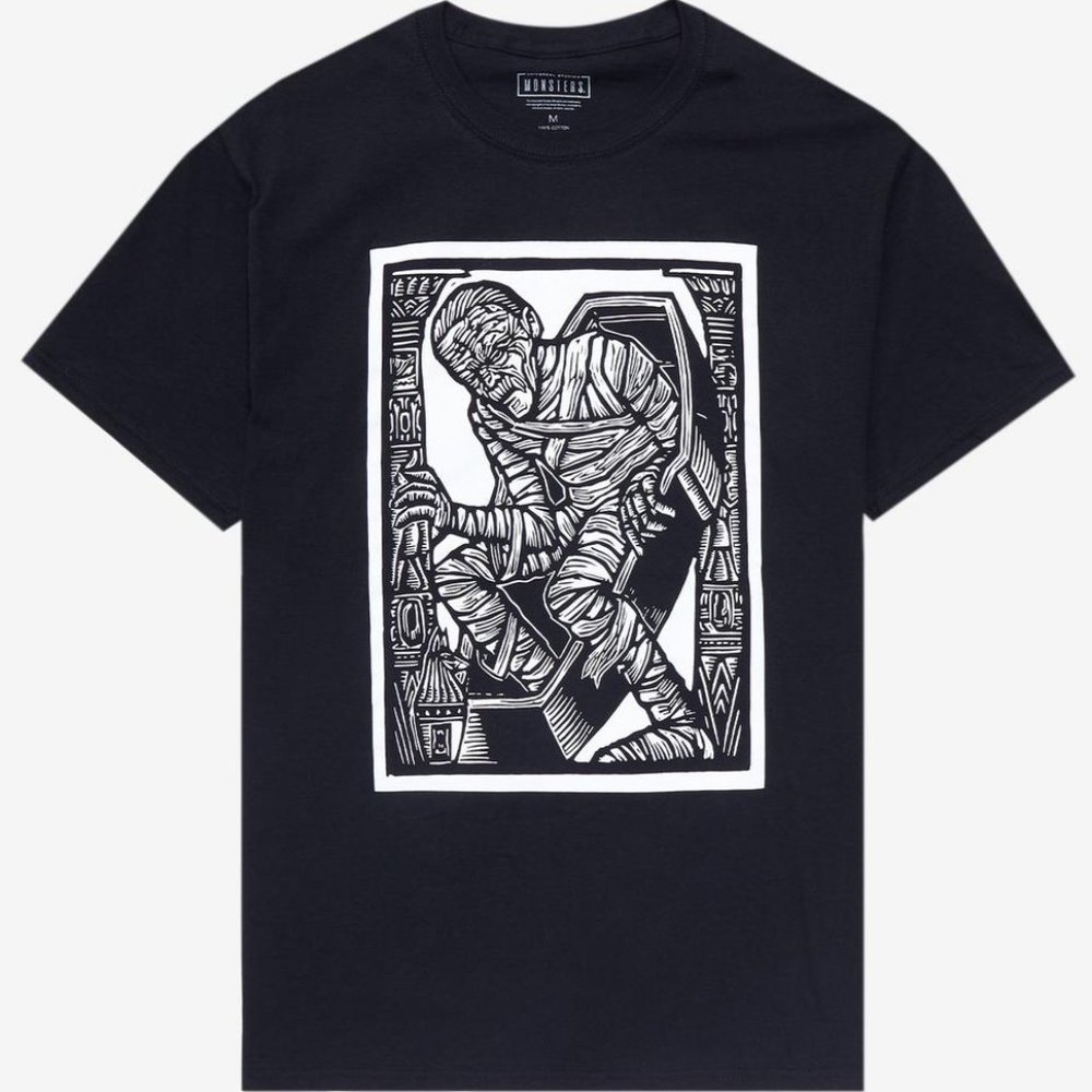 ❤️NWT HOT TOPIC UNIVERSAL MONSTERS MUMMY TEE SHIRT GRAPHIC HALLOWEEN 2X